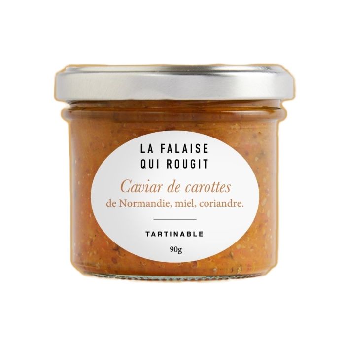 Caviar of Cotentin sand carrots, honey, coriander main product photo